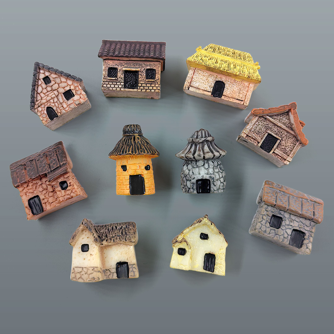 Home Improvement News - Miniature de maison en résine, artisanat