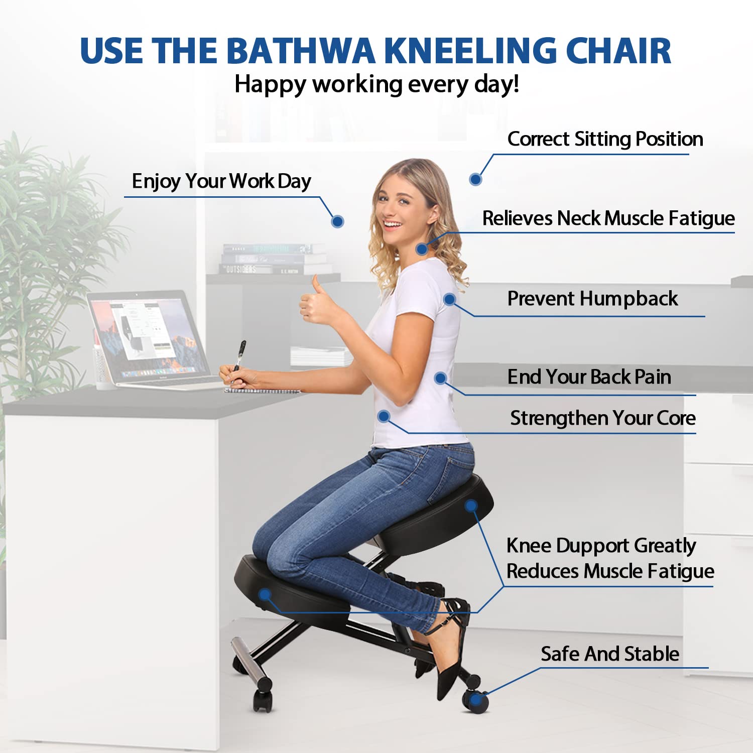 Chaise à genoux ergonomique po - Home Improvement In Usa avis et prix