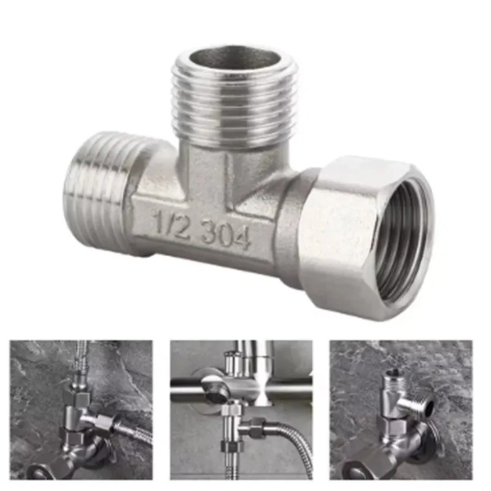 Adaptateur en T en acier inoxy - Toilet Flush Valve avis et prix