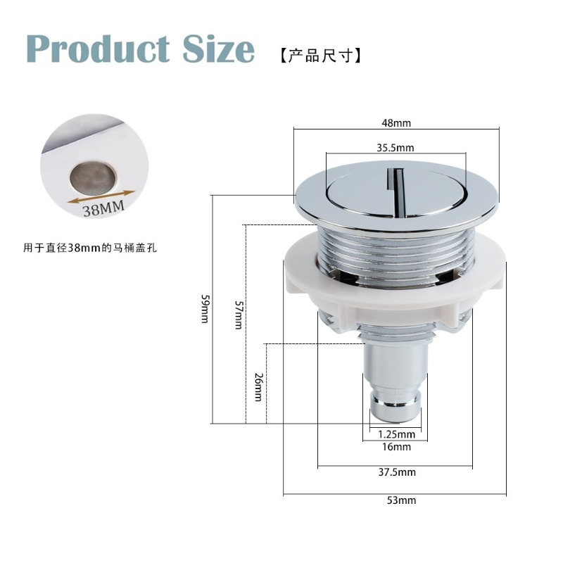 Kit de valve à double chasse c - Toilet Flush Valve avis et prix