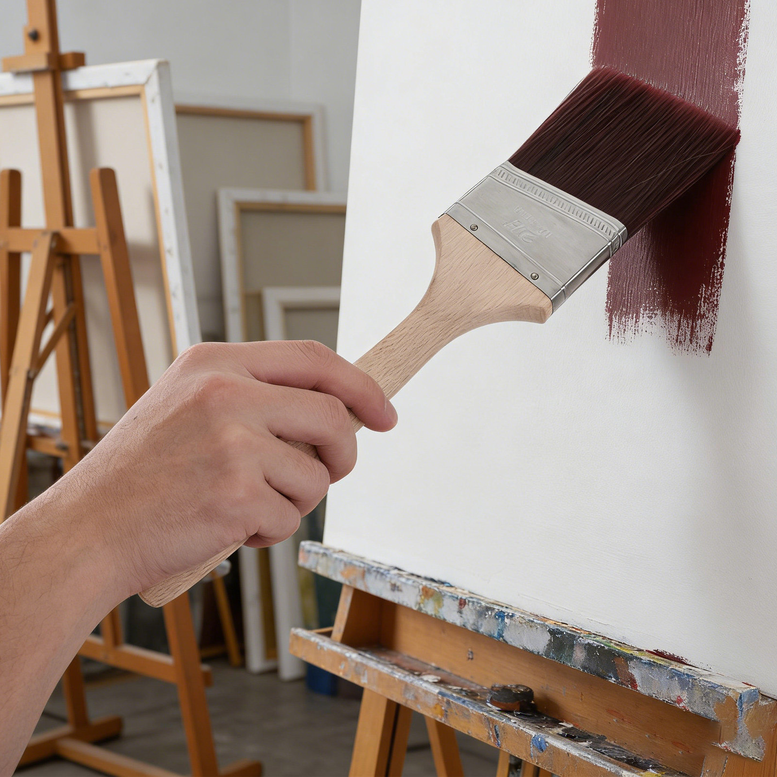 Pinceau plat pour peinture au  - Home Improvement Fence avis et prix