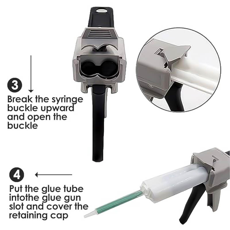 Pistolet à colle AB 30ml 50ml, - Caulking Gun Dispensing avis et prix